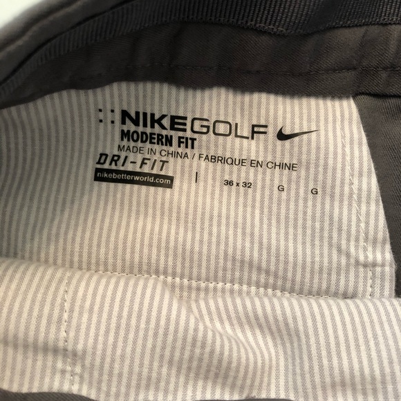 NIKE GOLF Dri-Fit in Grey - W36 L30 - Picture 5 of 6